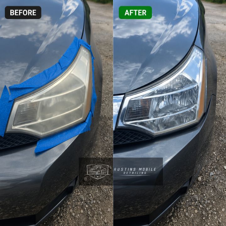 Cloudy headlights restored for a clearer, brighter look.