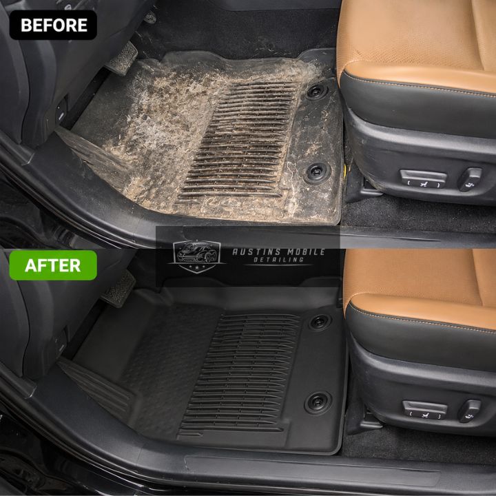 Mud, dust, and grime removed for a cleaner cabin.